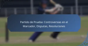 Partido de Prueba: Controversias en el Marcador, Disputas, Resoluciones